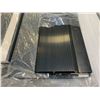 Image 2 : LOT OF 8.5"W WATER RATED SILL, BLACK ANODIZED ALUMINUM, BLACK VINYL TOP, APPROX. 60 PCS