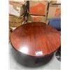 Image 2 : *O* 48" DIAMETER TABLE AND 4 ASSORTED CHAIRS