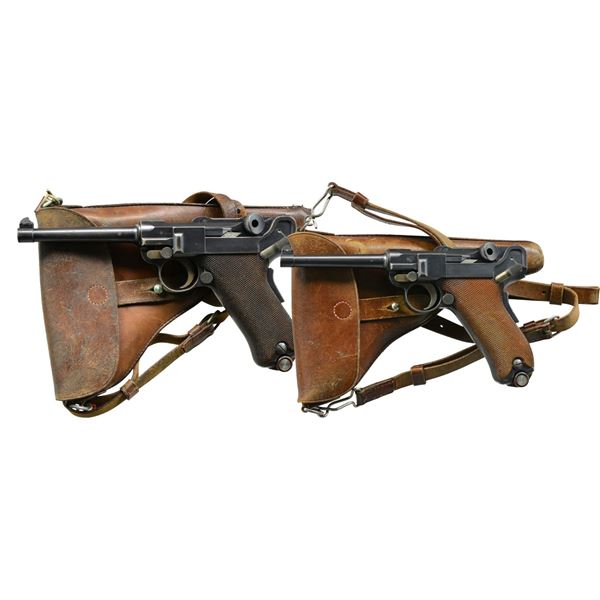 RARE, SUPER EARLY, SWISS MILITARY 1900 LUGERS,