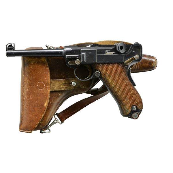 PHENOMENAL "A" SUFFIX SWISS 1900 MILITARY LUGER,