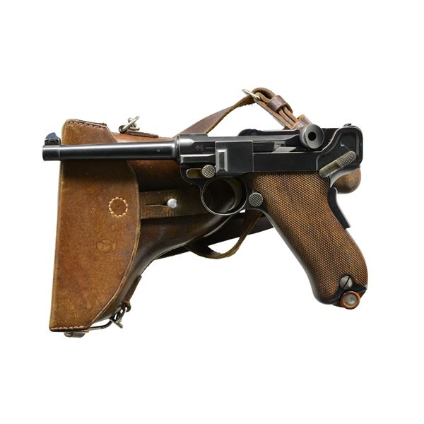 SCARCE SWISS ARMY MODEL 1900 LUGER, SN 772,