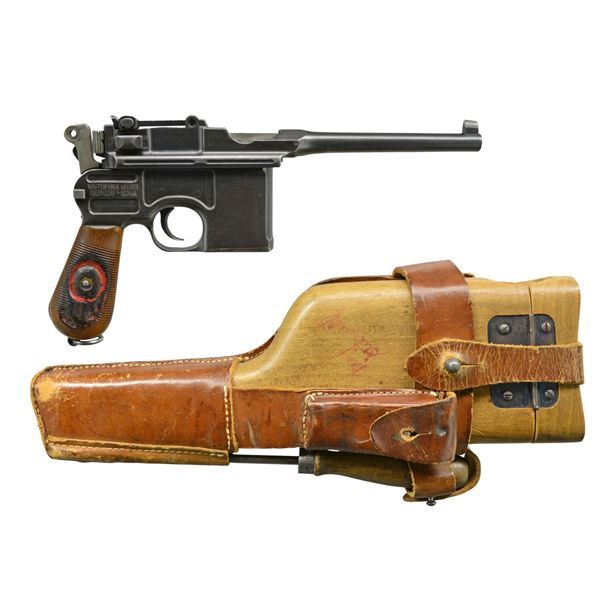 MAUSER RED-9 MODEL 1896 SEMI-AUTO PISTOL RIG.