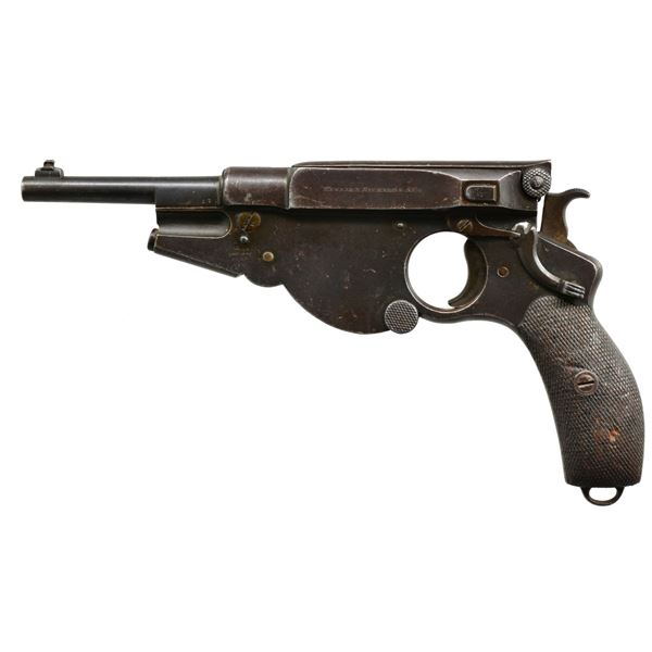 BERGMANN MODEL 1896 NO. 3 SEMI-AUTO PISTOL.