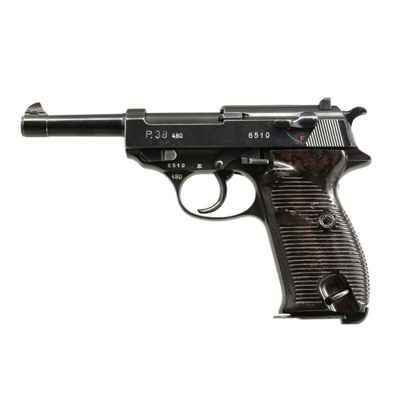 RARE WALTHER 480 CODE P. 38 SEMI-AUTO PISTOL.