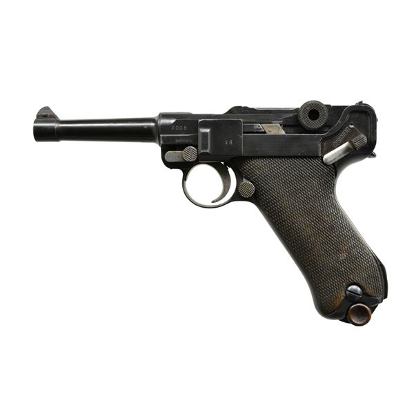 DWM MODEL 1914 MILITARY LUGER SEMI-AUTO PISTOL.