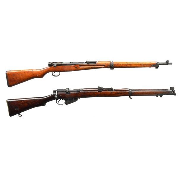 2 BOLT ACTION RIFLES: TOYO KOGYOTYPE 99 & BSA