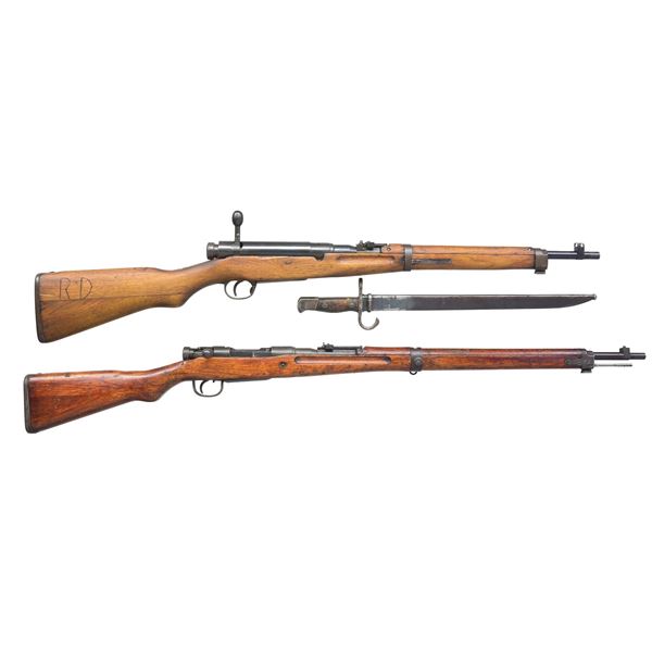 2 JAPANESE BOLT ACTION RIFLES.
