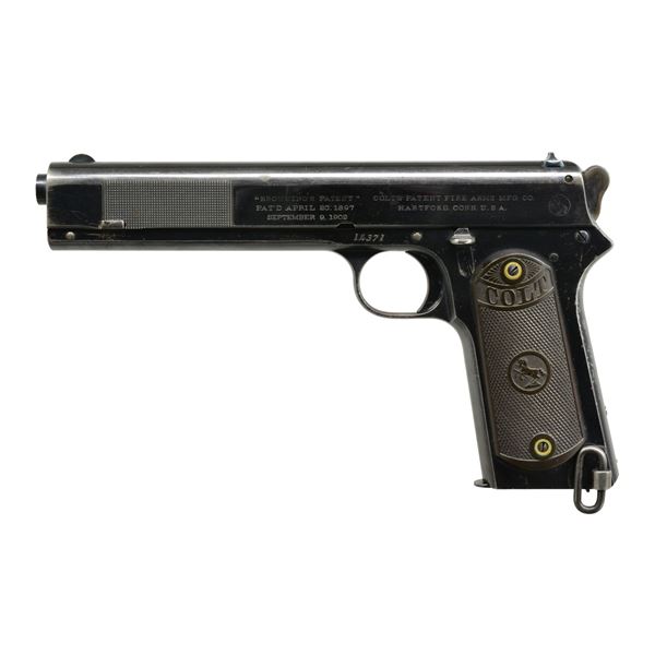 COLT MODEL 1902 MILITARY SEMI-AUTO PISTOL.