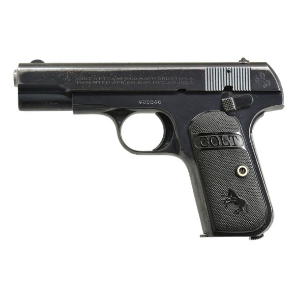 COLT MODEL 1903 HAMMERLESS SEMI-AUTO PISTOL.