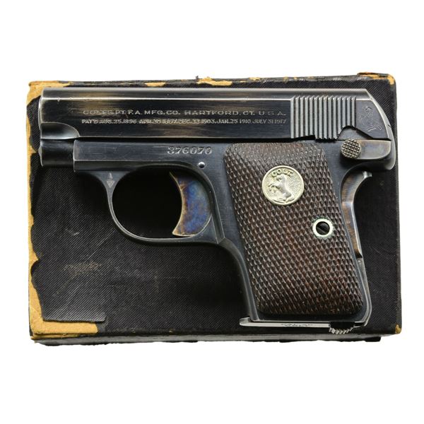 COLT MODEL 1908 VEST POCKET SEMI-AUTO PISTOL.