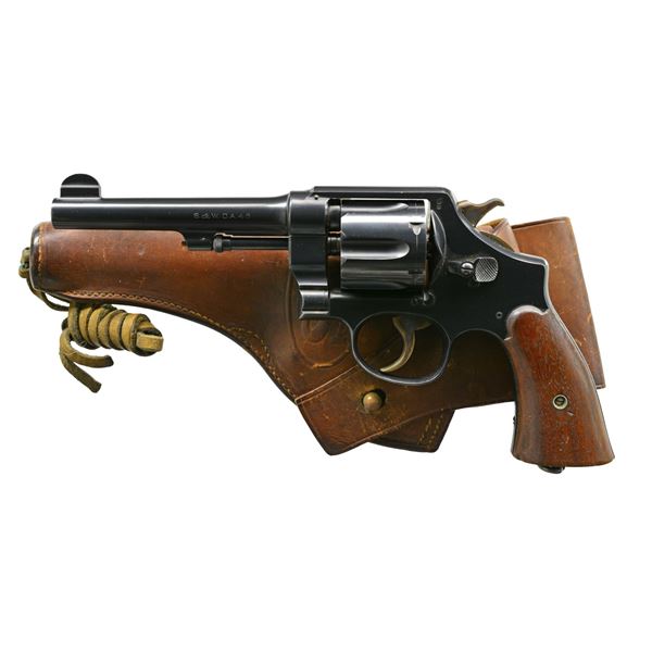 S&W MODEL 1917 SERVICE REVOLVER.