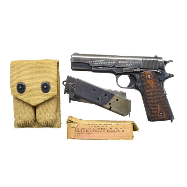 SPRINGFIELD ARMORY 1911 U. S. SEMI AUTO PISTOL.