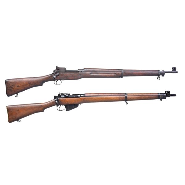 2 BOLT ACTION RIFLES.