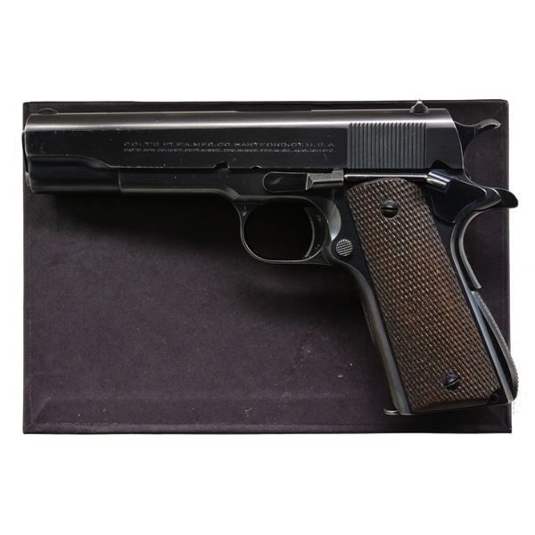 COLT PRE-WAR 38 SUPER SEMI AUTO PISTOL.
