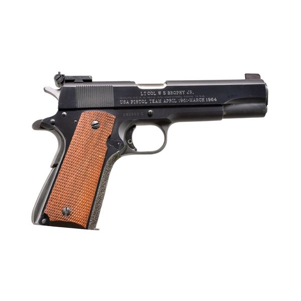LT. COL. BROPHY INSCRIBED COLT 1911A1 GOVERNMENT