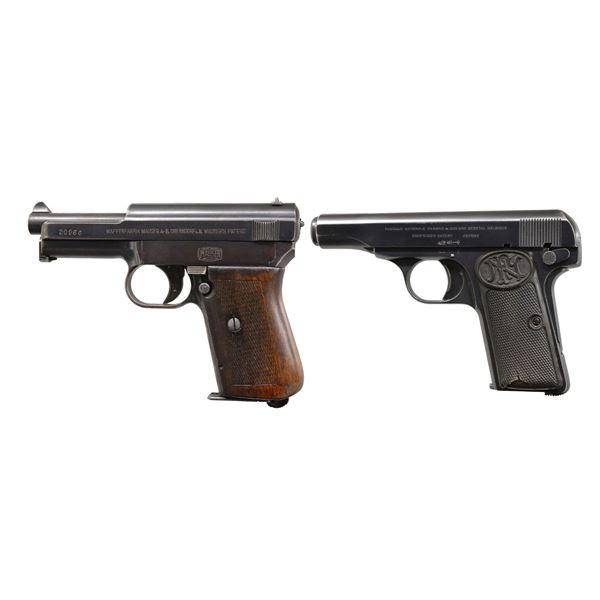 MAUSER 1914 & FN 1910 PISTOLS.