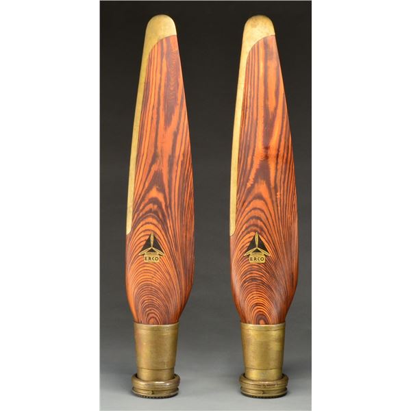 2 WWII ERCO ENGINEERING HARDWOOD PROPELLER