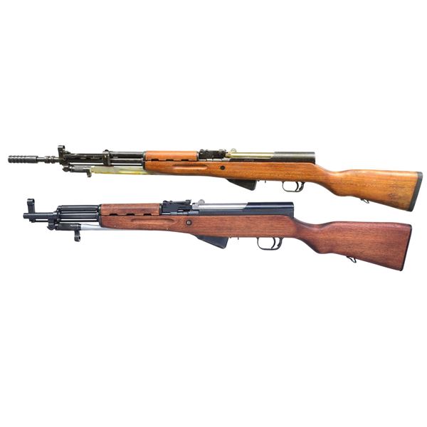 1 YUGOSLAVIAN MODEL 59/66 SKS & 1 NORINCO SKS SEMI