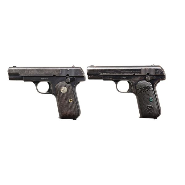 2 COLT MODEL 1903 HAMMERLESS 32 POCKET AUTO