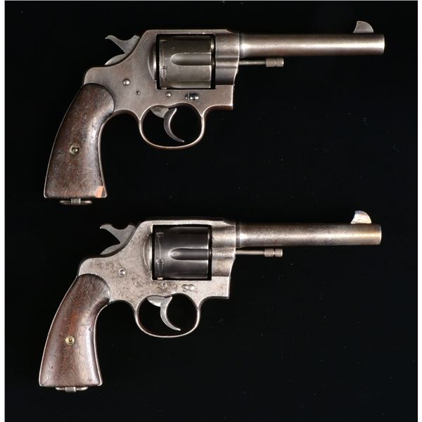 2 COLT MODEL 1917 REVOLVERS.