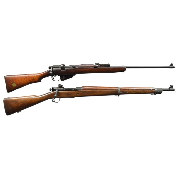 BSA & SMITH-CORONA BOLT ACTION MILITARY RIFLES.