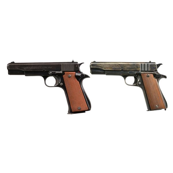 2 SEMI AUTO PISTOLS.