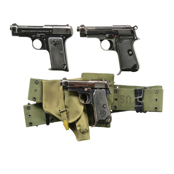 3 BERETTA SEMI AUTO PISTOLS.