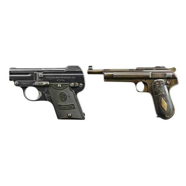 STEYR 1909 & VINTAGE CHINESE SEMI-AUTO PISTOLS.