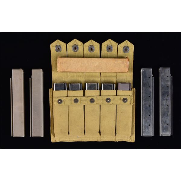 ASSORTMENT OF 10 THOMPSON SMG STICK MAGAZINES.