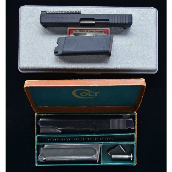 TWO 22 LR CONVERSION UNITS; GLOCK 19/23 & COLT