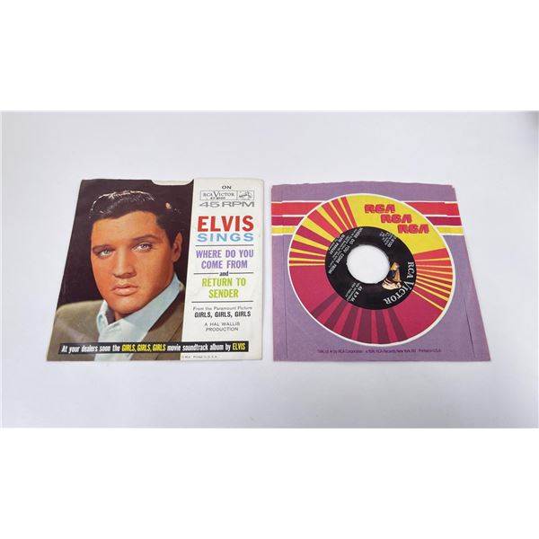 Elvis Presley 45 RPM 47 8100 Record