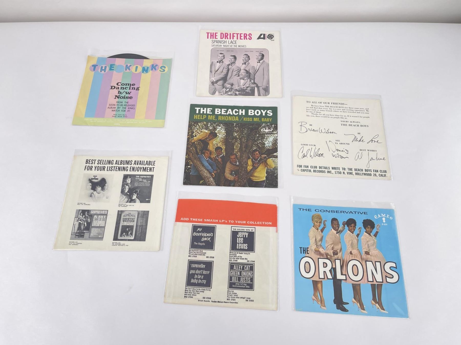 Assorted Classic 45 RPM Record Covers