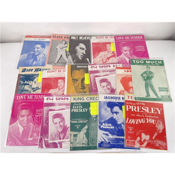 Assorted Elvis Presley Sheet Music