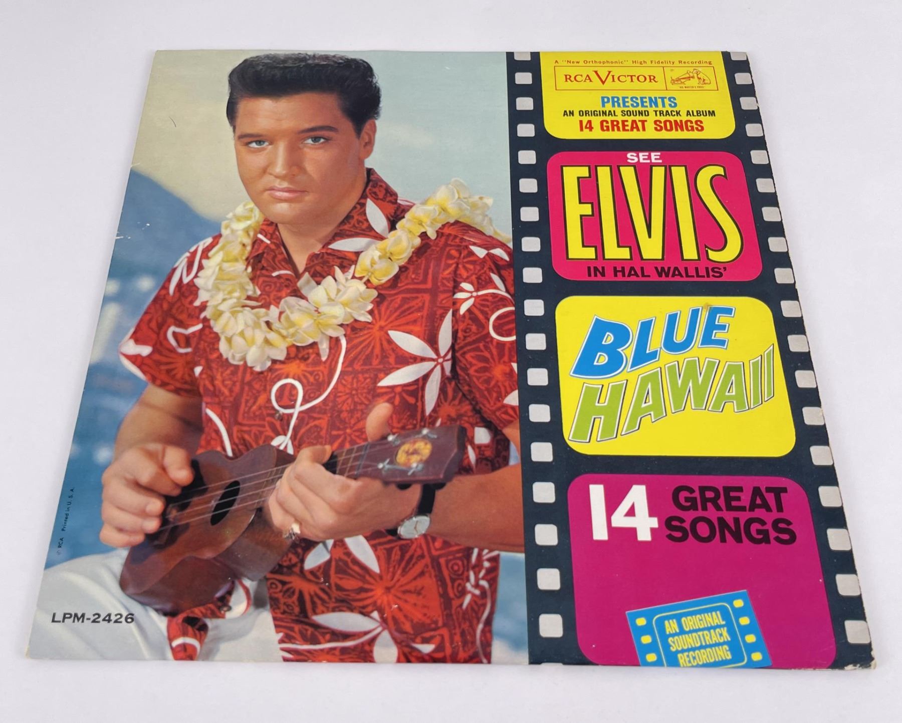 Elvis Presley Blue Hawaii Record Album LPM 2426