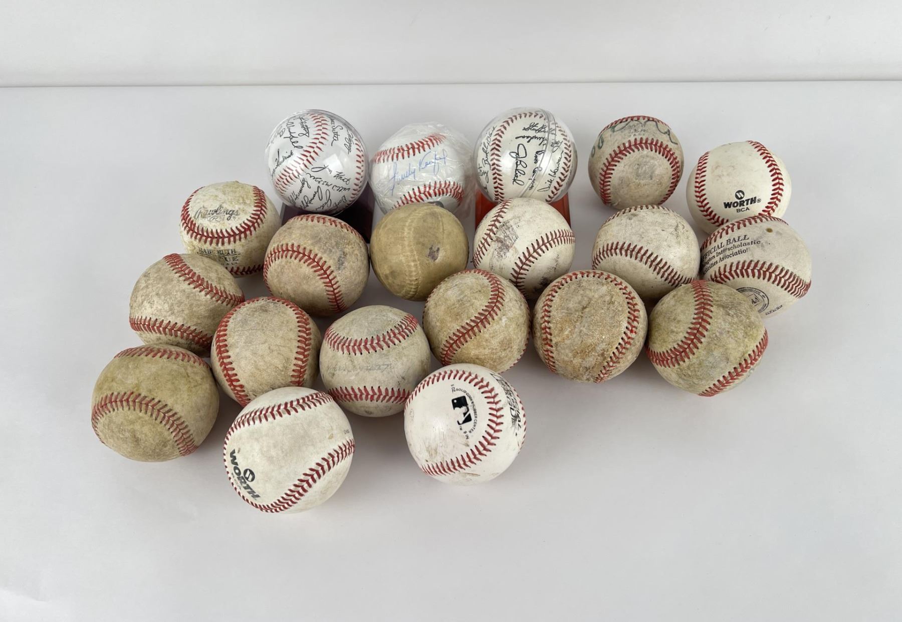 Collection of Vintage Baseballs
