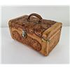 Image 1 : Flores Hand Tooled Leather Vanity Box