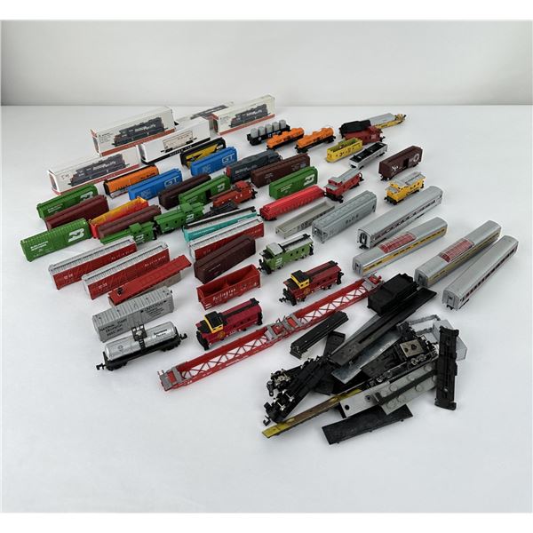 Collection of N Scale Trains