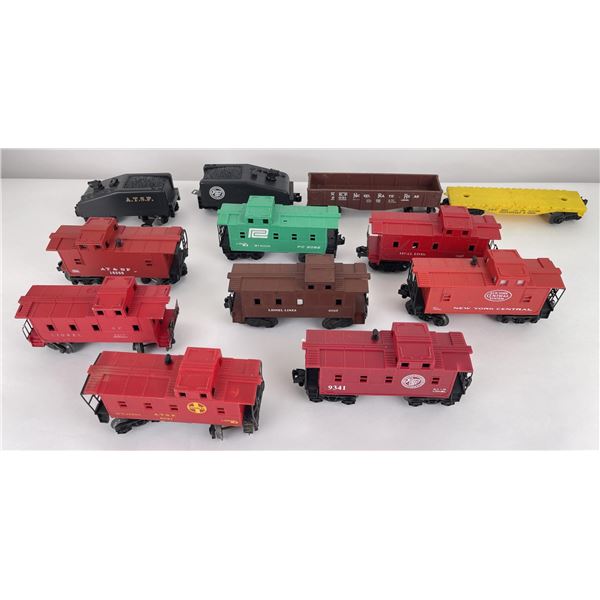 Collection of O Gauge Train Cars Lionel