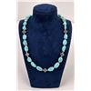 Image 1 : Navajo Sterling Silver Turquoise Necklace