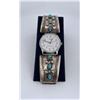 Image 1 : Navajo Sterling Silver Turquoise Watch Tips