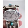 Image 5 : Navajo Sterling Silver Turquoise Watch Tips