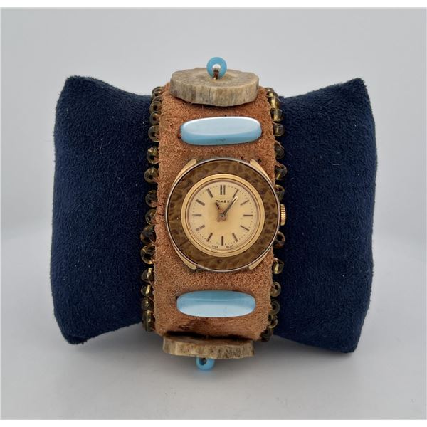 Native American Indian Beaded Watch Band