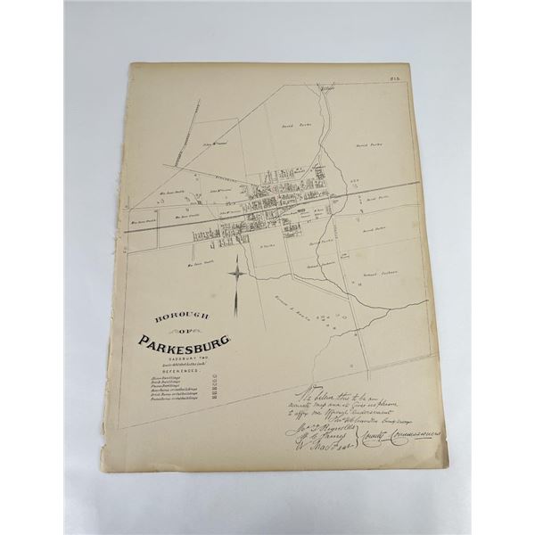 Forsey Breou Parkesburg Borough Map