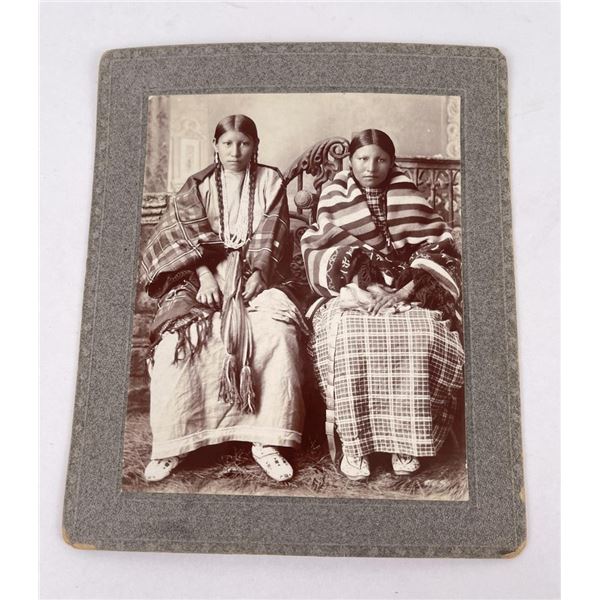 Cheyenne Indian Women Cabinet Photo