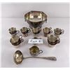 Image 18 : Victorian Silver Plate Punchbowl Set