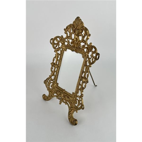 Antique Brass Table Picture Frame