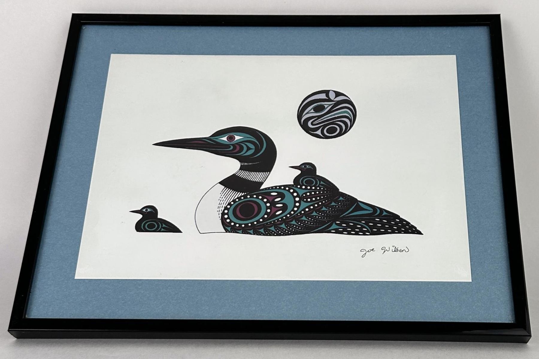 Joe Wilson Haida Indian Loon Print