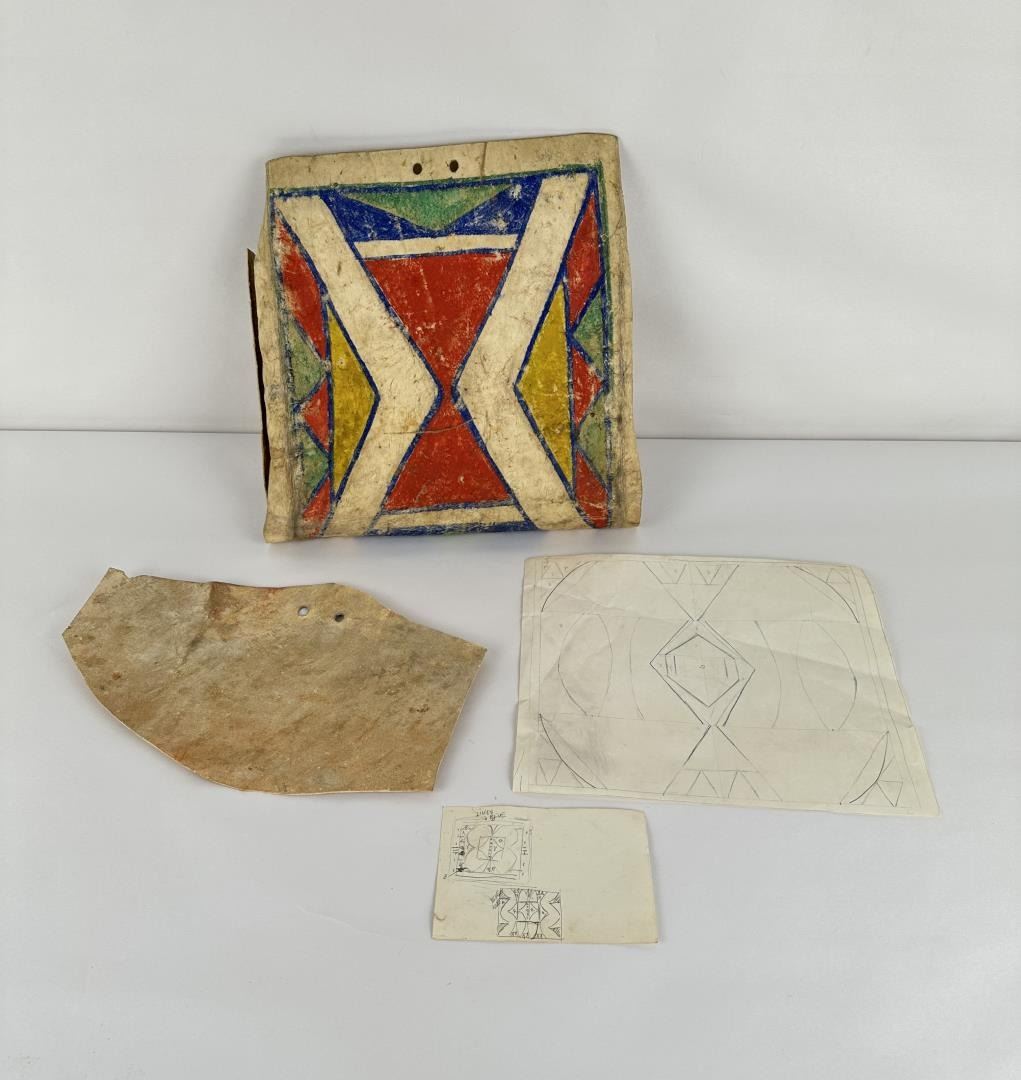 Native Envelope Plains Native American Indian Parfleche Envelope