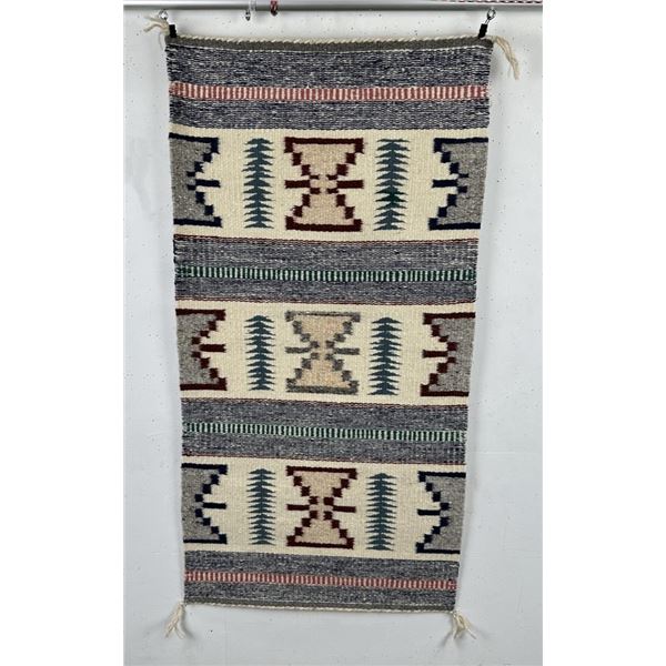 Navajo Indian Saddle Blanket Rug