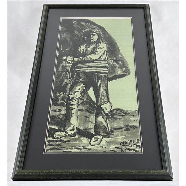 Geronimo Indian Print